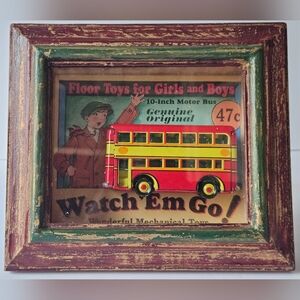 Toys in the Cupboard Shadows of Yesterday Box Vtg 1997 Vandor Double Decker Bus